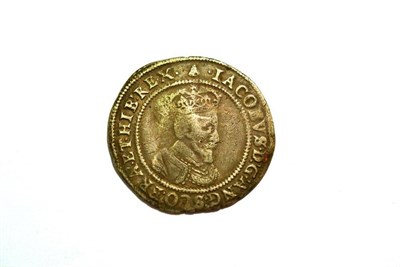 Lot 10 - Ireland, James I Shilling, 1st coinage (1603-04), MM bell, 1st bust, rev. EXURGAT DEUS etc...