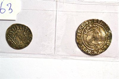 Lot 11 - 4 x English Hammered Silver Coins comprising: Henry III long cross penny, Robert on Can, GFine...