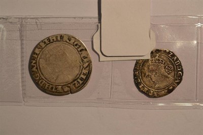 Lot 13 - Elizabeth I, 5 x Silver Coins comprising: shilling 2nd issue, MM martlet, full flan but...