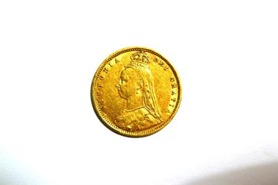 Lot 55 - Victoria, Half Sovereign 1892, trivial contact marks, Fine