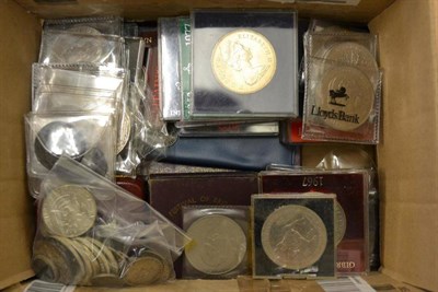 Lot 58 - Miscellaneous Lot including: 270+ foreign coins of which 34 x silver (weight 206g) including...
