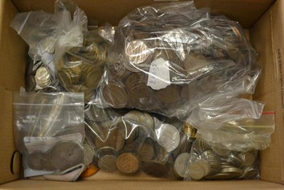 Lot 66 - Miscellaneous Lot comprising: 160+ 19th & 20th century foreign coins including 13 x silver...