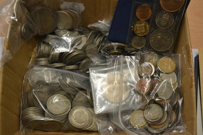 Lot 91 - Miscellaneous Lot comprising: £16.45 face value pre-47 silver, £1.37½ face value...