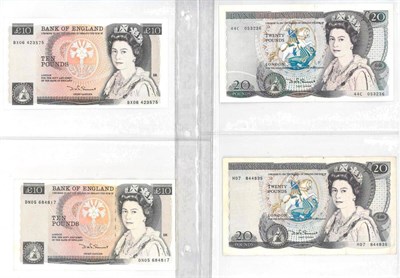 Lot 354 - An Album Containing A Collection of English & Scottish Banknotes comprising: Bank of England: 4...