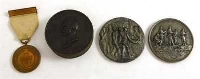 Lot 357 - 4 x Miscellaneous Commemorative Medals comprising: (1) a bronze box medal commemorating the...