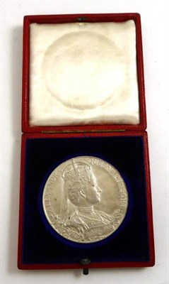 Lot 378 - Edward VII, Silver Commemorative Medal Coronation 1902, large size (56mm), official Royal Mint...