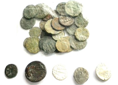 Lot 51A - Miscellaneous Roman Imperial Coins comprising: 3 x silver denarii: Antoninus Pius rev. TR POT...