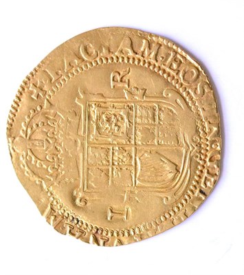 Lot 5 - James I, Gold Unite, second coinage, fifth bust, MM Plain Cross; slightly irregular flan but...