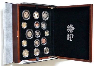 Lot 39 - RM 'Premium' Proof Set 2014, 14 coins comprising: £5 'Queen Anne,' 3 x £2 ('Trinity...