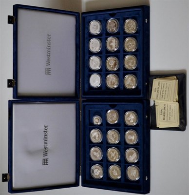 Lot 42 - A Collection of 40 x Sterling Silver Proof Coins in the 'Lady of the Century' series honouring...