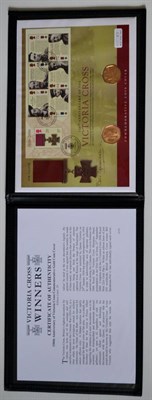 Lot 43 - A Commemorative Gold Coin Presentation Cover ' 150th Anniversary of the Victoria Cross,' First...