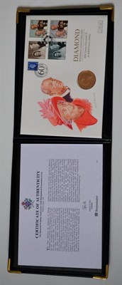 Lot 46 - A Commemorative Gold Coin Presentation Cover 'Diamond Wedding 2007,' First Day Stamp Issue...