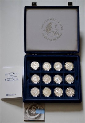 Lot 52 - Diana, Princess of Wales 17 x Silver Proof Commemorative Crown-Size Coins, issued 1997-1999 by...
