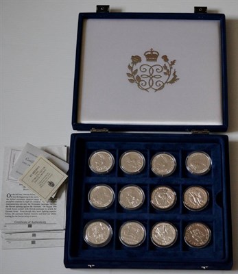 Lot 55 - 20 x Commemorative Coins from 'The World at War' series (issued 1990's), comprising 16 x silver...