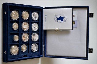 Lot 64 - 17 x Miscellaneous Channel Islands & Commonwealth Silver Proofs comprising: 9 from the series...