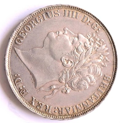 Lot 71 - George IV Crown 1821 SECUNDO, trivial contact marks, lightly toned with underlying lustre, GVF...