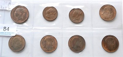 Lot 84 - Victoria, Penny 1841 OT no colon after REG & 2 x halfpennies 1838 & 1853 toning spots, together...