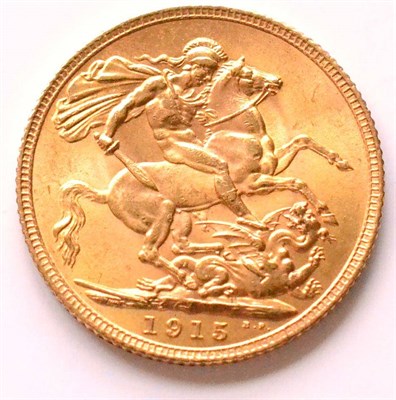 Lot 87 - Sovereign 1915, trivial contact marks AEF