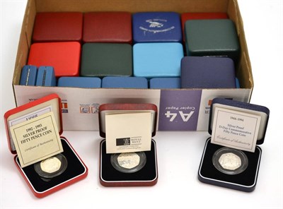 Lot 106 - A Collection of 31 x UK Silver Proofs comprising: 10 x £2: 1986, 1994, 1995, 1996(x2), 1997,...