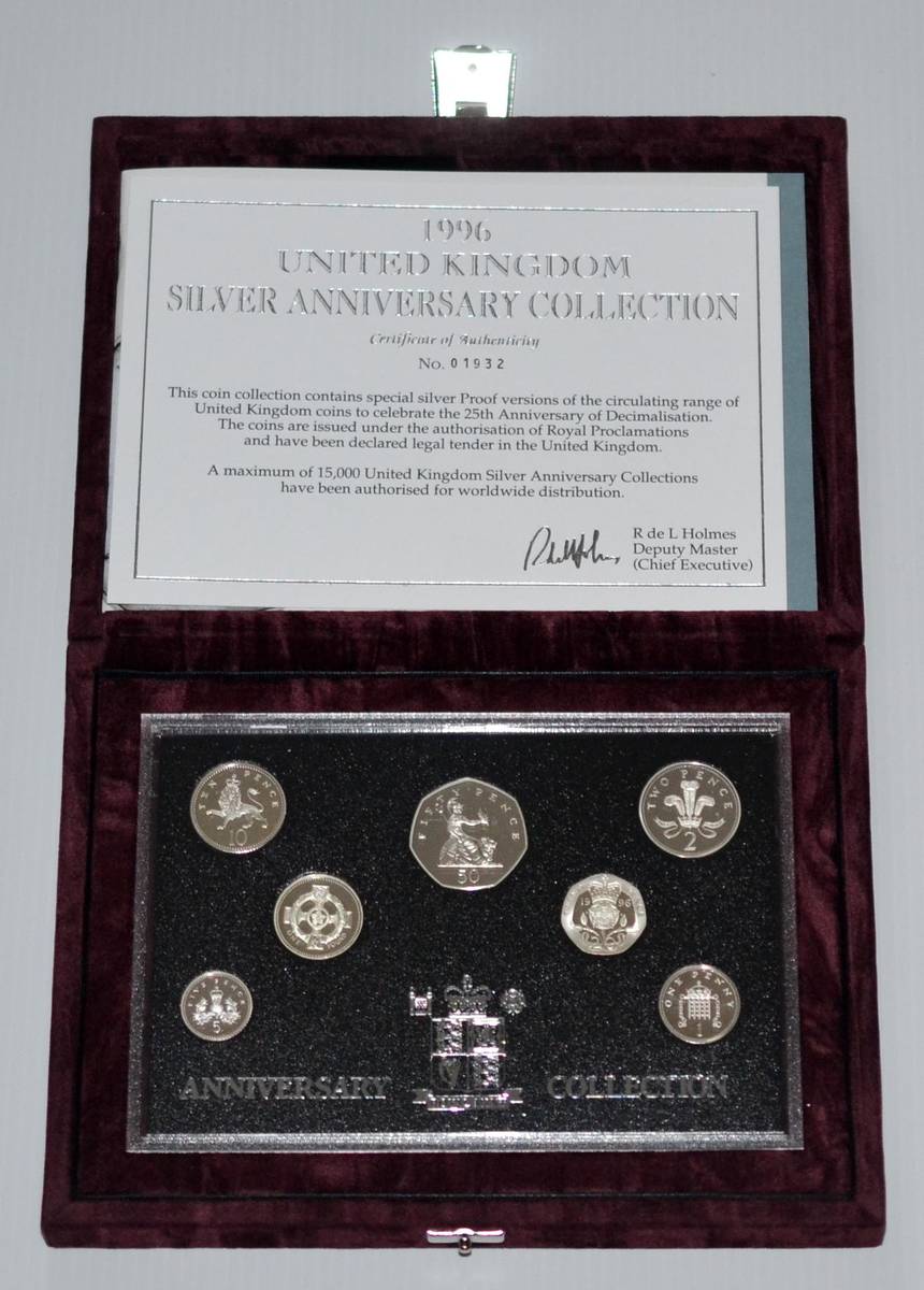 Silver Year Collection Lot 109 - Silver Anniversary Collection 1996' a silver