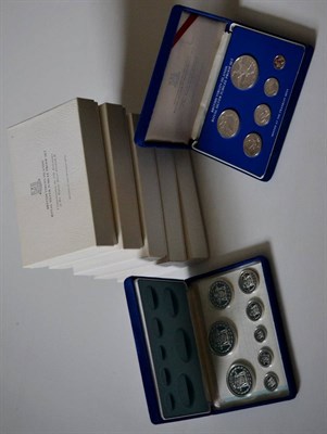 Lot 187 - 6 x Foreign Sterling Silver Proof Sets comprising: Belize 1974  8 coins: 1, 5, 10, 25 & 50...