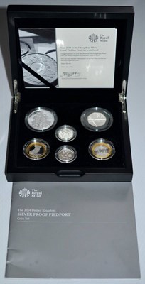 Lot 192 - Silver Proof Piedfort Set 2014 comprising: £5 'Queen Anne Commemorative,' 2 x £2 'Outbreak of