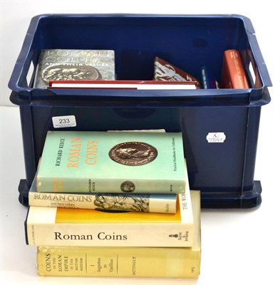 Lot 233 - 17 x Reference Books on Roman Coins comprising: (1)  complete set of 'Roman Silver Coins' vols...