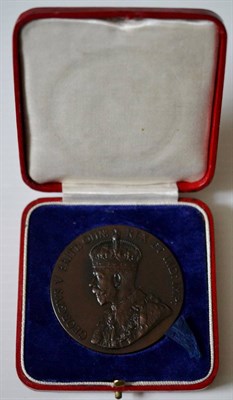 Lot 251 - British Empire Exhibition Bronze Medal 1924, 51mm, by Mackennal & Metcalfe, obv. crowned &...