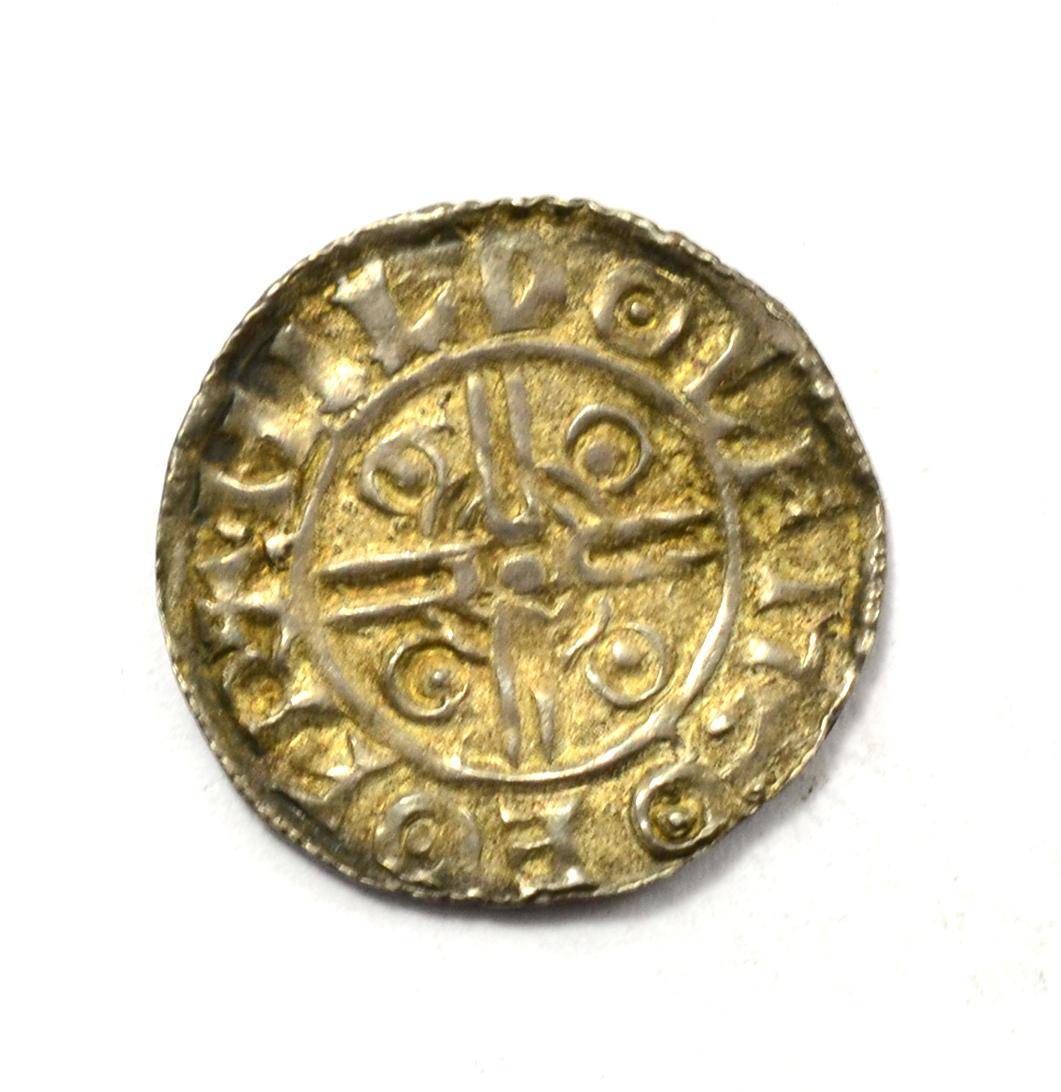 Lot 6 - Cnut Silver Penny, pointed helmet type, York Mint, moneyer Hildulf; obv. CNT (sic) R EX ANGLOR...