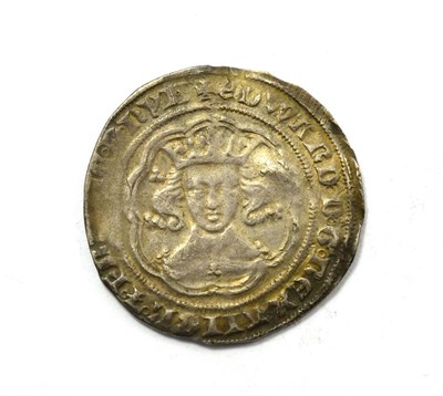 Lot 18 - Edward III Groat, Pre-Treaty Period, York Mint, MM cross 2; obv EDWARD D G REX ANGL Z FR(AN)C...