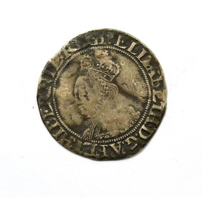 Lot 26 - Ireland, Elizabeth I Shilling 1561 MM harp, obv. ELIZABETH D.G. A.F. ET HIBERNIE REGI around...