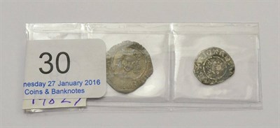 Lot 30 - Richard II, Silver Penny York Mint, MM cross pattée (partly visible), obv. RICARDVS...