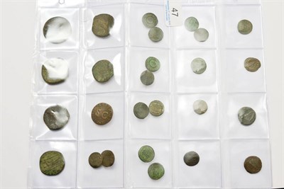 Lot 47 - Roman Imperial, Miscellaneous Brass, Bronze & Billon Coins including: 6 x sestertii: Tiberius...