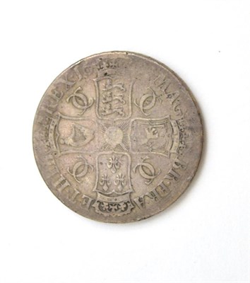 Lot 107 - Charles II Crown 16(84) T.SEXTO, 4th bust, last two digits of date worn, contact marks, light...