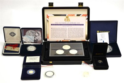 Lot 180 - Miscellaneous Silver Coins comprising: Guernsey sterling silver proof £10 2000 'A Century of the