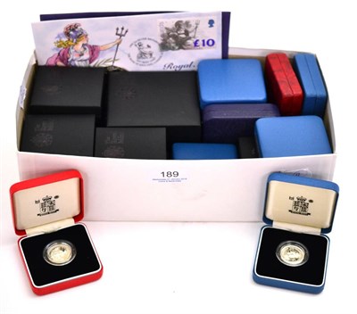 Lot 189 - A Collection of Miscellaneous UK Silver Proofs comprising; crown 1990, 4 x £2: 2005...