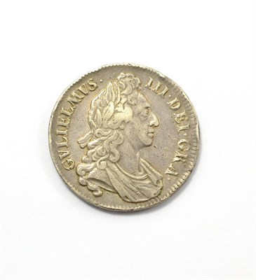 Lot 219 - William III Crown 1695 SEPTIMO, 1st bust, 1st harp, light contact marks & a few edge...