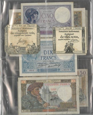 Lot 232 - France, a Collection of 29 x Banknotes, various dates/denominations 1918 - 1993 comprising: 3 x...