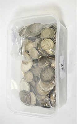 Lot 47 - £13.07½ Face Value Pre-20 Silver, George III to George V, together with £5.57½ face...