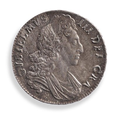 Lot 160 - William III Crown 1700 DVODECIMO, third bust variety, third harp; adjustment marks in king's hair &