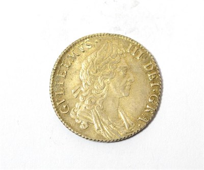 Lot 162 - William III Shilling 1696 first bust, very good edge & surfaces, peripheral golden tone AEF