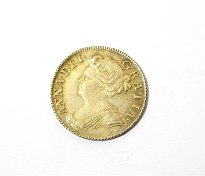 Lot 168 - Anne Shilling 1707 third bust, plain in angles; very good edge & surfaces, light golden tone in...