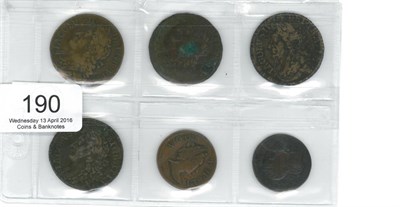 Lot 190 - Ireland, James II, 4 x Gun Metal Halfcrowns: (1) Sepr: 1689 Fine (2) Sepr 1689 verdigris patch...