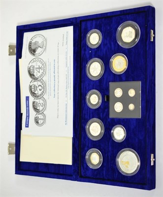 Lot 238 - The Millennium Silver Collection 2000,'a set of 13 x sterling silver proof coins comprising: £5