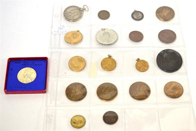 Lot 293 - A Collection of 19 x Commemorative Medals including: Royal Irish Constabulary Coronation Medal 1911