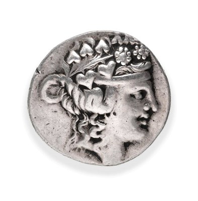 Lot 4 - Ancient Greece, Silver Tetradrachm of Thasos (an island in the Aegean Sea off the coast of Thrace)