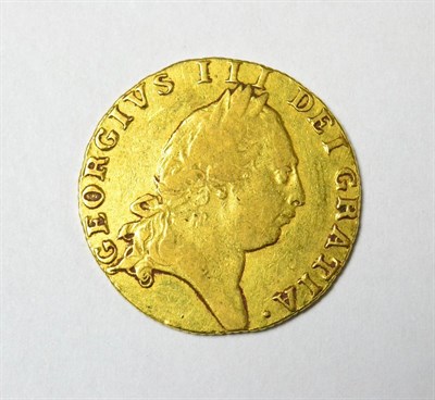 Lot 22 - George III Guinea 1790, 5th laureate head, 'spade'-shaped shield, 8.3g; minor contact marks,...