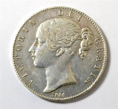 Lot 46 - Victoria, Crown 1844 star stops; cleaned, light contact marks/hairlines & a couple of rev. edge...