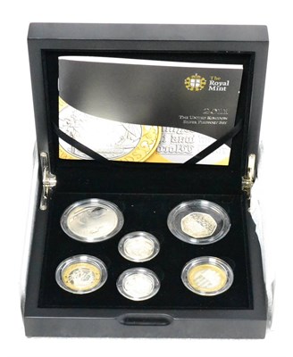 Lot 73 - Silver Proof Piedfort set 2011, a 6-coin set comprising: £5 'Prince Philip 90th Birthday,' 2...