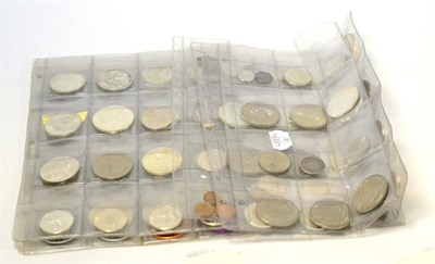 Lot 92 - A Collection of 90+ Foreign Coins, including approximately 50 x silver (of which about 30 x...